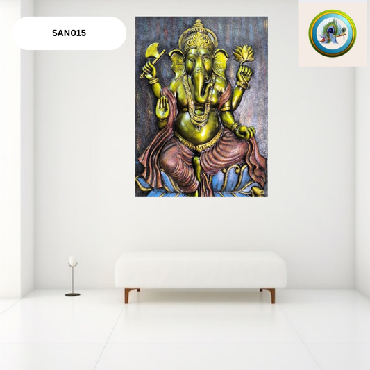 Abstract Dancing Ganesha